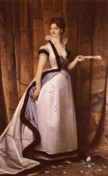 Retrato de una mujer Jules Joseph Lefebvre Pinturas al óleo